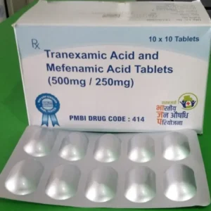 Tranexamic Acid 500mg and Mefenamic Acid 250mg Tablets