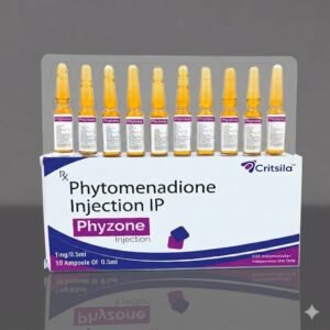 Phytomenadione Injection (Vitamin K1) IP 1mg per 0.5ml